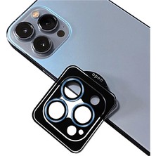 Zebana Apple iPhone 11 Pro Zebana ZBN-KL01 Safir Kamera Lens Koruma Camı (Kolay Takma Aparatlı) Lacivert