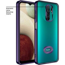 Xiaomi Redmi 9 Kılıf Zebana Glint Silikon Kılıf Siyah