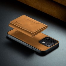 Zebana Xiaomi Redmi Note 13 Pro 5g Uyumlu Kılıf Zebana 2in1 Elite Class Cüzdanlı Deri Kılıf Kahverengi