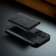 Zebana Xiaomi Redmi Note 11 Pro Uyumlu Kılıf Zebana 2in1 Elite Class Cüzdanlı Deri Kılıf Siyah