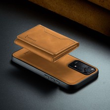 Zebana Xiaomi Redmi Note 11 Pro Uyumlu Kılıf Zebana 2in1 Elite Class Cüzdanlı Deri Kılıf Kahverengi