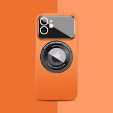 Zebana Apple iPhone 11 Kılıf Zebana Lenix Silikon Kılıf (Kablosuz Şarj Destekli) Turuncu