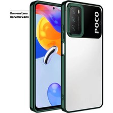 Xiaomi Poco M3 Kılıf Zebana Glint Silikon Kılıf Yeşil