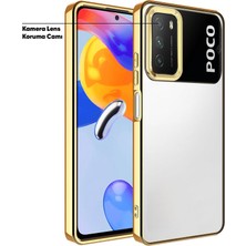 Xiaomi Poco M3 Kılıf Zebana Glint Silikon Kılıf Gold