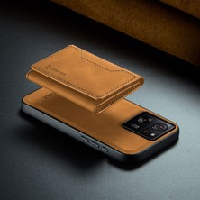 Zebana Xiaomi Mi 13T Uyumlu Kılıf Zebana 2in1 Elite Class Cüzdanlı Deri Kılıf Kahverengi