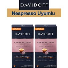 Davidoff Nespresso Uyumlu Kapsül Kahve Crema Intense 2 x 10 Adet