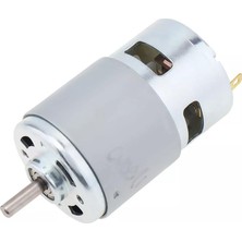 TLS Robotik RS775 24V 10000 Rpm Dc Motor Yüksek Hız ve Tork D Shaft