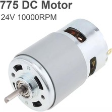 TLS Robotik RS775 24V 10000 Rpm Dc Motor Yüksek Hız ve Tork D Shaft