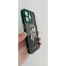 Lucek Cases iPhone 14 Pro Uyumlu Mustafa Kemal Atatürk Telefon Boyun Askılı Set Kılıf