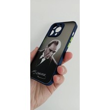 Lucek Cases iPhone 14 Pro Max Mustafa Kemal Atatürk Tasarım Telefon Boyun Askılı Set Kılıf