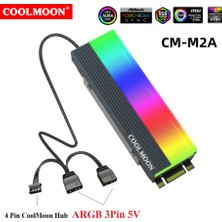 Coolmoon M2 - Nvme Argb (5V) Soğutucu