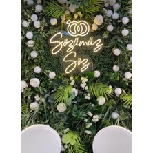 'sözümüz Söz' Neon LED Söz&nişan&düğün Organizasyon Işıklı Tablo
