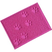 Huoxun Shop B Gül Kırmızı Tarzı 40X30CM Kedi Kumu Matı Pati Baskılı Mama Tabak Altlığı Kedi Yatağı Pedleri Kaymaz Su Geçirmez Kedi Tuzağı Matları Kedi Aksesuarları (Yurt Dışından)