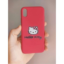 Lucek Cases iPhone x iPhone Xs Hello Kitty Tasarım Telefon Boyun Askılı Set Kılıf