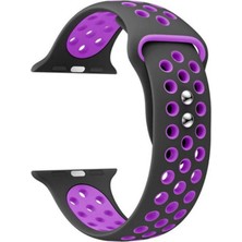 Nettech Apple Watch Seri 40/38 mm Uyumlu Silikon Kordon
