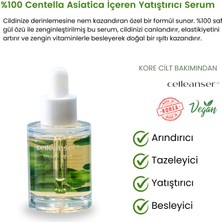 Celleanser Centella Asiatica Içeren Onarıcı, Nemlendirici, Besleyici, Yatıştırıcı Yüz Serumu