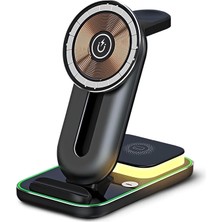 NY Decorist MG40 3 in 1 Magnetic Wireless Standlı Şarj Seti