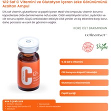 %12 Saf C Vitaminli Leke Karşıtı ve Aydınlatıcı Peptitli Serum