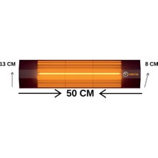 Halojen Soba Infrared Isıtıcı 1800W