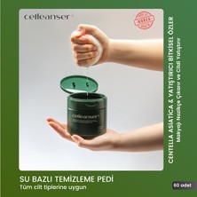 Celleanser Centella Asiatica içeren %100 Pamuktan yapılmış Nemlendirici Temizleme Pedi Therapy Oil Pad