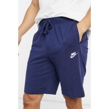 Nike Lacivert Unisex Pamuklu İnce Yazlık Şort, Yumuşak ve Rahat Cinsiyet: Erkek, Günlük Kullanım