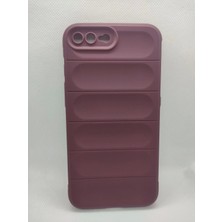 Lucek Cases iPhone 7 Plus iPhone 8 Plus Uyumlu Puffer Case Puf Telefon Kılıfı