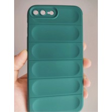 Lucek Cases iPhone 7 Plus iPhone 8 Plus Uyumlu Basamaklı Puffer Case Puf Telefon Kılıfı