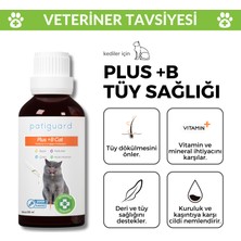 Plus B For Cats Kediler Için Tüy Dökülmesi Engelleyici Biyotin Tüy Sağlığı Damlası 50ML