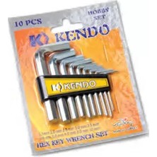 Kendo 6 Köşe Alyan Seti 10 Parça