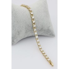 Xuping Jewelry Yuvarlak Küçük Zirkon Taşlı Bileklik