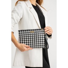 Defnella Desenli El Askılı Portföy Clutch Çanta