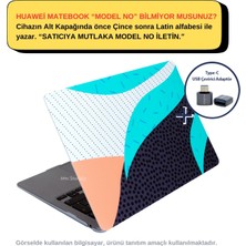 SyncCase Huawei Kılıf Matebook D15 Kılıf (2019-2020-2021-2022 Yılı) ile Uyumlu Kapak Koruyucu Wavelayers01NL