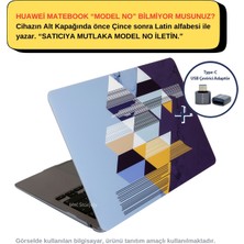 SyncCase Huawei Kılıf Matebook D15 Kılıf (2019-2020-2021-2022 Yılı) ile Uyumlu Koruyucu Kılıf Tangram01NL