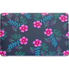 SyncCase Huawei Kılıf Matebook D15 Kılıf (2019-2020-2021-2022 Yılı) ile Uyumlu Kristal Flower01NL Kapak Kılıf