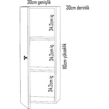 Yaman Dekorasyon Milano Havlu Dolabı