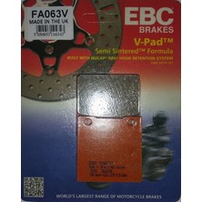 Ebc FA063V 1998-2006 Suzuki Gsx 600 F Uyumlu Arka Fren Balatası Yarı Sinterli Balata