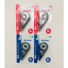 INOX Şerit Silici 5 mm x 8 mt Daksil 4 Adet - Tahta Kalemi 6 Ad.- Mürekkep 100 ml 3 Renk