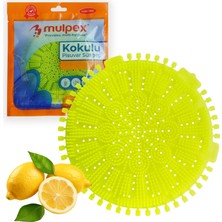 Mulpex Limon Kokulu Pisuvar Süzgeci Pisuvar, Küvet ve Lavabolar Için 15 x 15 cm