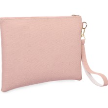 Defnella Yazılı El Askılı Portföy Clutch Çanta