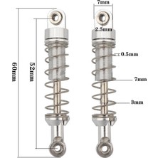 Danazeey Metal Bağlantı Çubuğu Çekme Çubukları Bağlantılar Servo Bağlar Mn D90 MN99S 1/12 Rc Araba Yükseltme Parçaları Aksesuarları, 1 (Yurt Dışından)