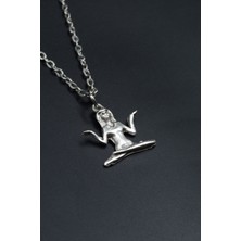 Had Safha Accessories Minimal Yoga Düz Zincir Kolye