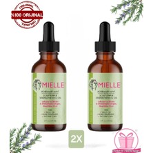 Mielle Organic 2x Rosemary Mint Scalp Hair Strengthening Oil Güçlendirici Rosemary Serum Yğa Saç Bakım 59ML