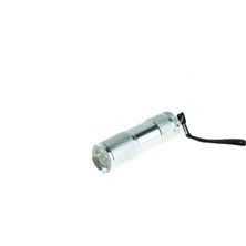 Uzman İthalat El Feneri Mini El Feneri Metal Gümüş