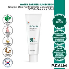 P.CALM Niacinamide ve Madecassoside Içeren Yatıştırıcı Etkili Hafif Formüllü Water Barrier Güneş Kremi Spf50+ Pa++++ 50ml