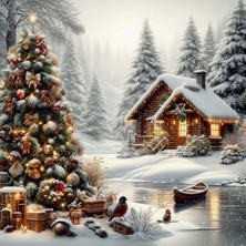 Aden Yılbaşı Temalı Kanvas Tablo