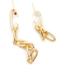 Royaleks Zincir Küpe - Altın