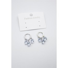 Royaleks Taşlı Küpe - Gümüş