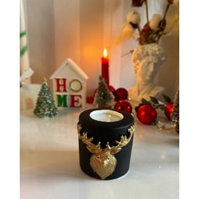 Yeyu Candles Geyik Tasarımlı Tealight Mumluk ve Mum