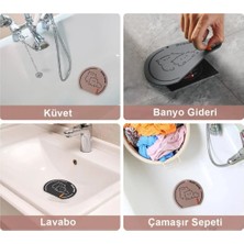 Meyre Kötü Koku Önleyici Silikon Mat Banyo Mutfak Lavabo Balkon Gider Tıpası Tıkacı Kapağı