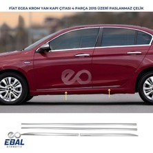 Ebal Oto Fiat Egea Krom Yan Kapı Çıtası 4 Kapı 2015 Üzeri Paslanmaz Çelik